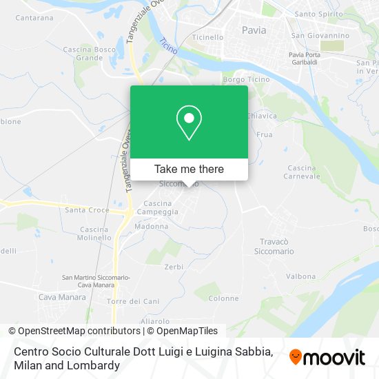 Centro Socio Culturale Dott Luigi e Luigina Sabbia map