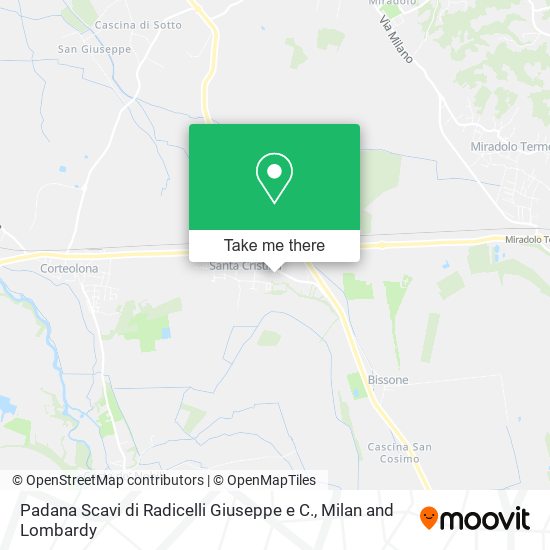 Padana Scavi di Radicelli Giuseppe e C. map