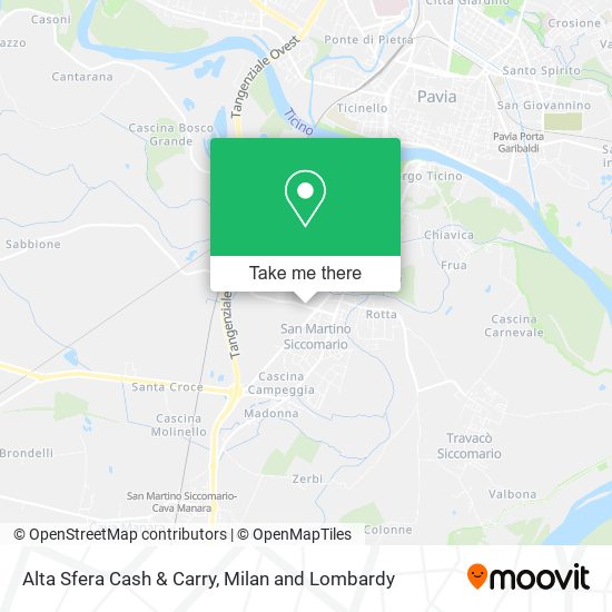 Alta Sfera Cash & Carry map