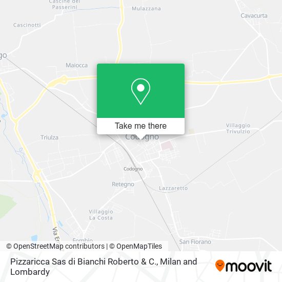Pizzaricca Sas di Bianchi Roberto & C. map