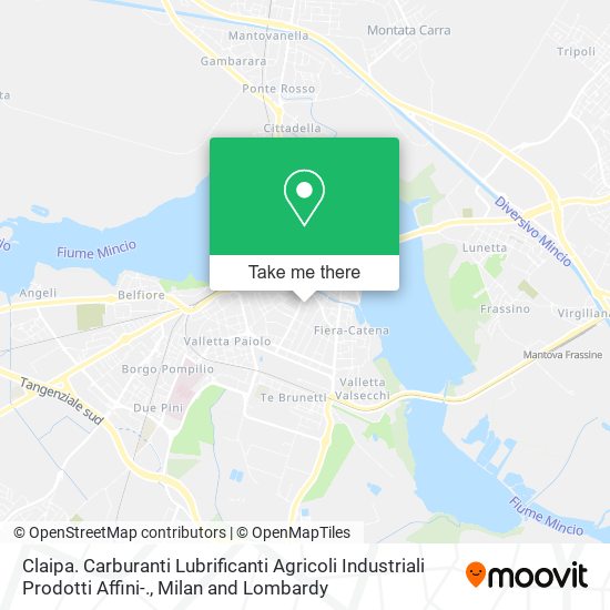 Claipa. Carburanti Lubrificanti Agricoli Industriali Prodotti Affini-. map