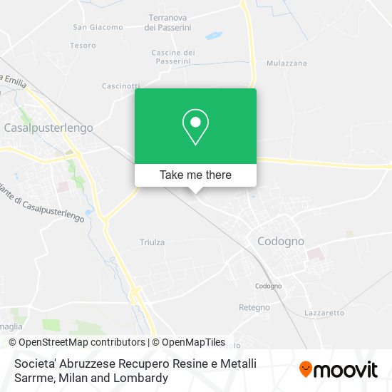 Societa' Abruzzese Recupero Resine e Metalli Sarrme map