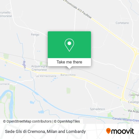 Sede Gls di Cremona map