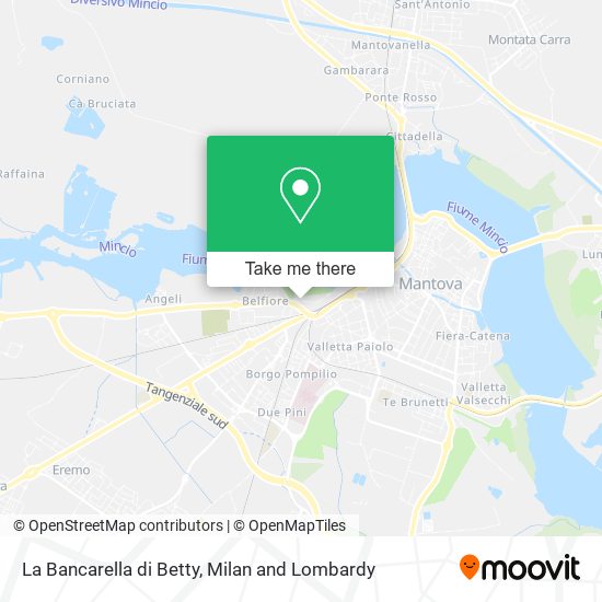 La Bancarella di Betty map
