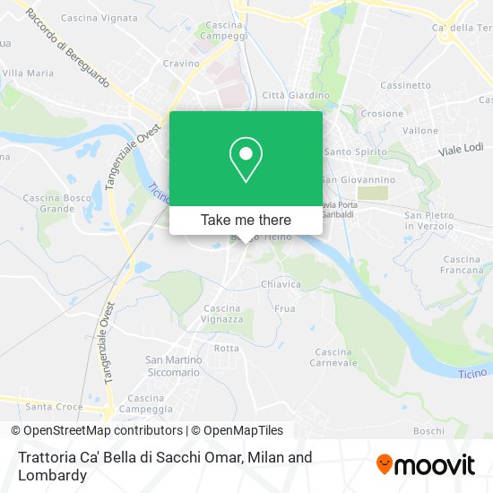 Trattoria Ca' Bella di Sacchi Omar map