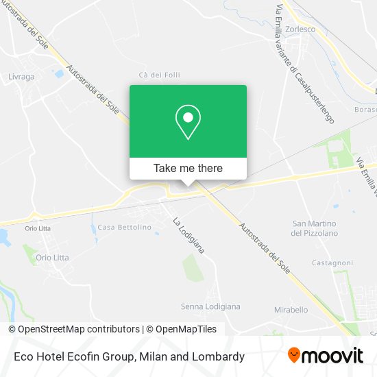 Eco Hotel Ecofin Group map