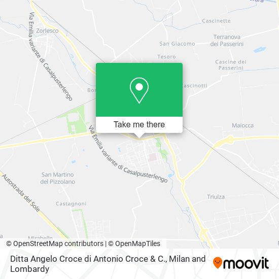 Ditta Angelo Croce di Antonio Croce & C. map