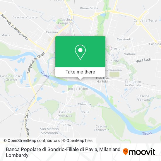 Banca Popolare di Sondrio-Filiale di Pavia map