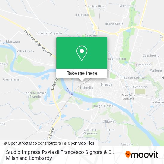 Studio Impresa Pavia di Francesco Signora & C. map