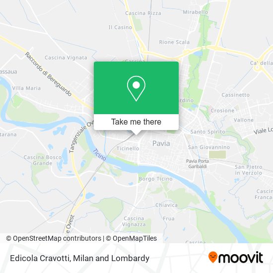 Edicola Cravotti map