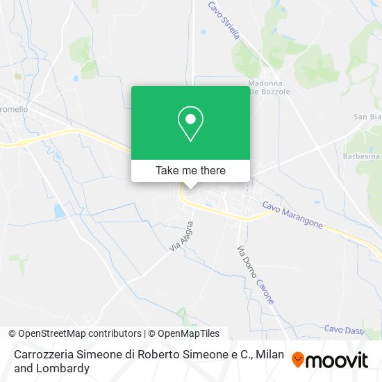 Carrozzeria Simeone di Roberto Simeone e C. map