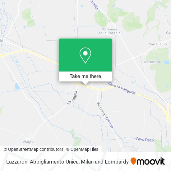 Lazzaroni Abbigliamento Unica map