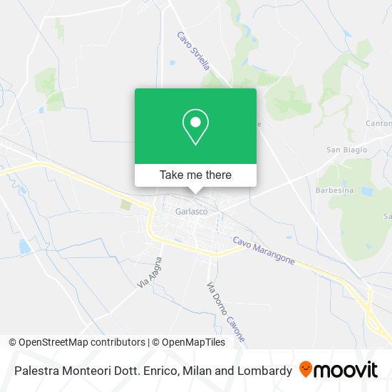 Palestra Monteori Dott. Enrico map