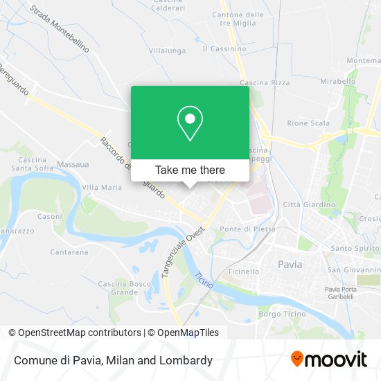 Comune di Pavia map