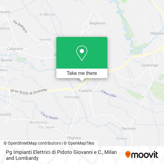 Pg Impianti Elettrici di Pidoto Giovanni e C. map