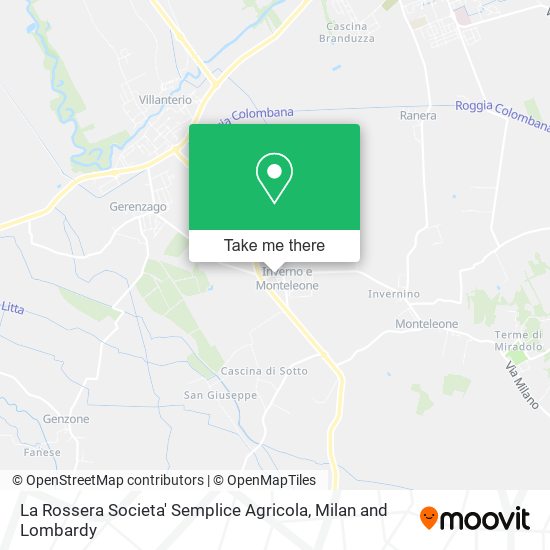 La Rossera Societa' Semplice Agricola map