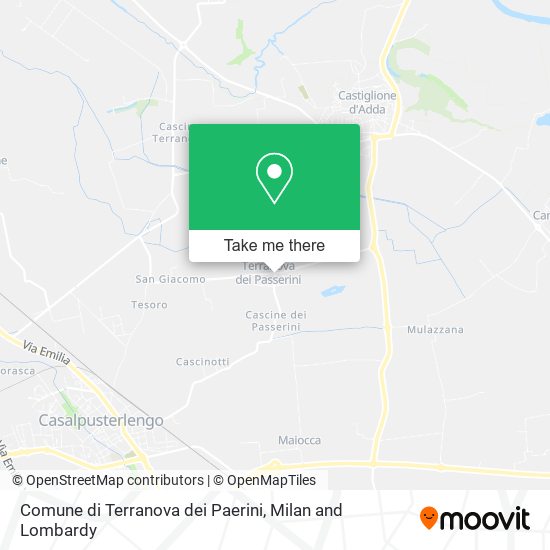 Comune di Terranova dei Paerini map