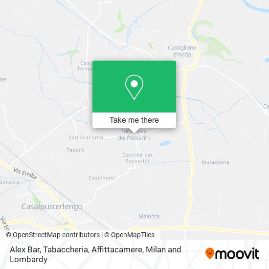 Alex Bar, Tabaccheria, Affittacamere map