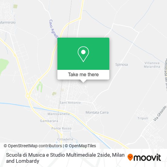 Scuola di Musica e Studio Multimediale 2side map