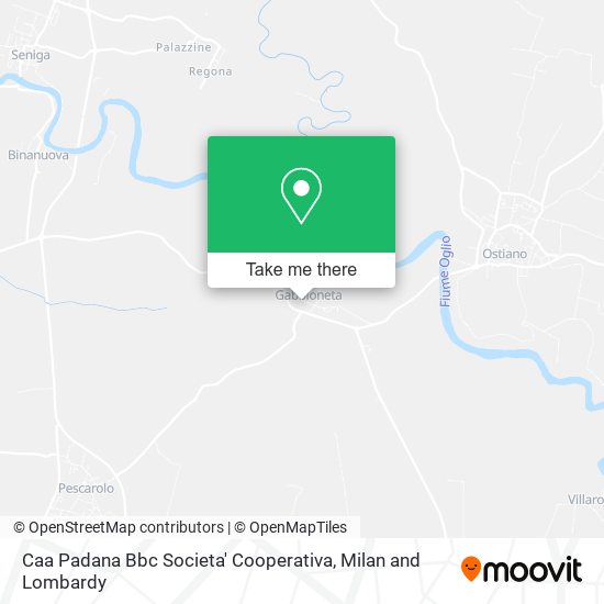 Caa Padana Bbc Societa' Cooperativa map