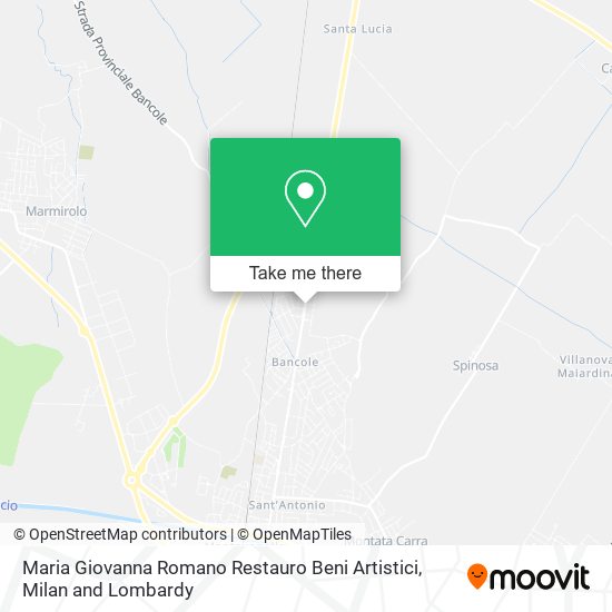 Maria Giovanna Romano Restauro Beni Artistici map