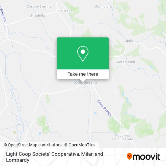 Light Coop Societa' Cooperativa map