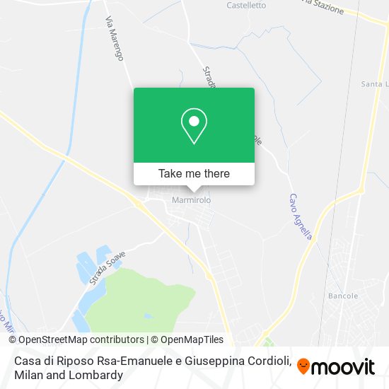 Casa di Riposo Rsa-Emanuele e Giuseppina Cordioli map