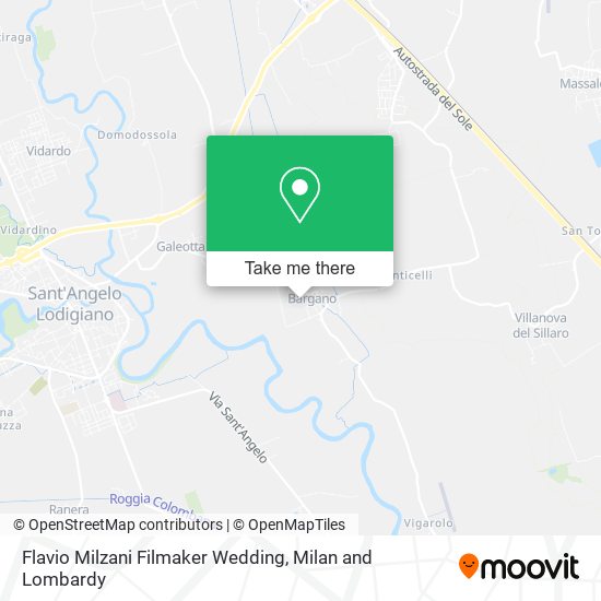 Flavio Milzani Filmaker Wedding map