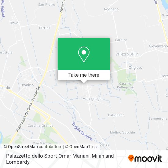 Palazzetto dello Sport Omar Mariani map