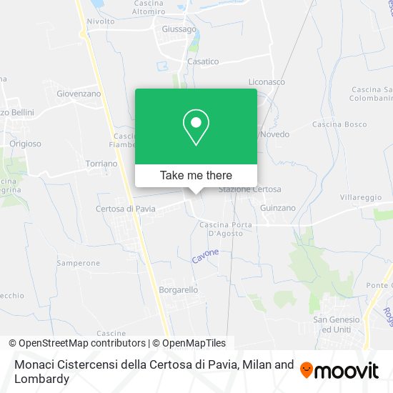 Monaci Cistercensi della Certosa di Pavia map