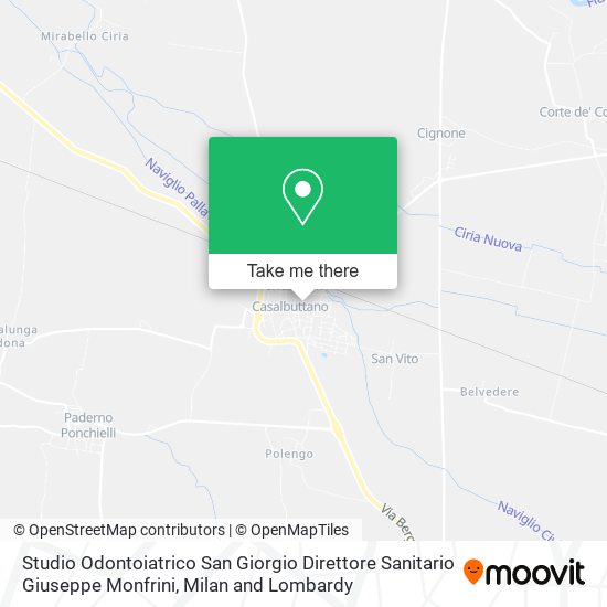 Studio Odontoiatrico San Giorgio Direttore Sanitario Giuseppe Monfrini map