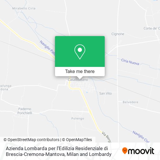 Azienda Lombarda per l'Edilizia Residenziale di Brescia-Cremona-Mantova map