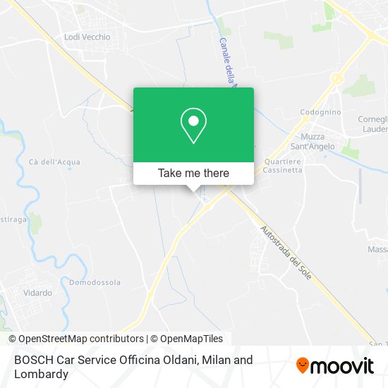 BOSCH Car Service Officina Oldani map