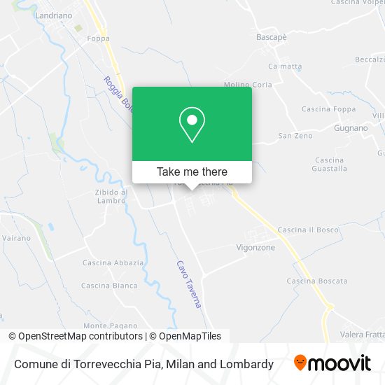 Comune di Torrevecchia Pia map