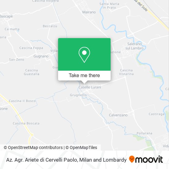 Az. Agr. Ariete di Cervelli Paolo map