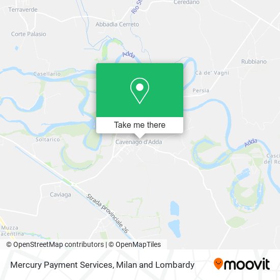 Mercury Payment Services map