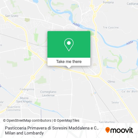 Pasticceria Primavera di Soresini Maddalena e C. map