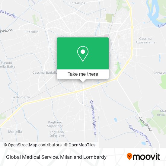 Global Medical Service map