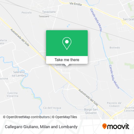 Callegaro Giuliano map