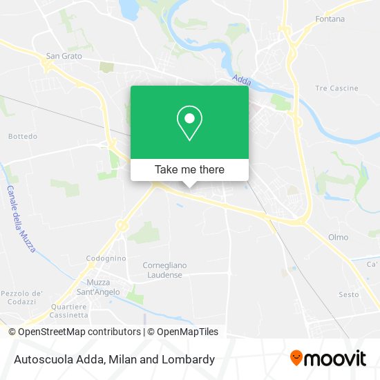 Autoscuola Adda map