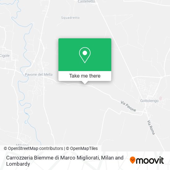 Carrozzeria Biemme di Marco Migliorati map