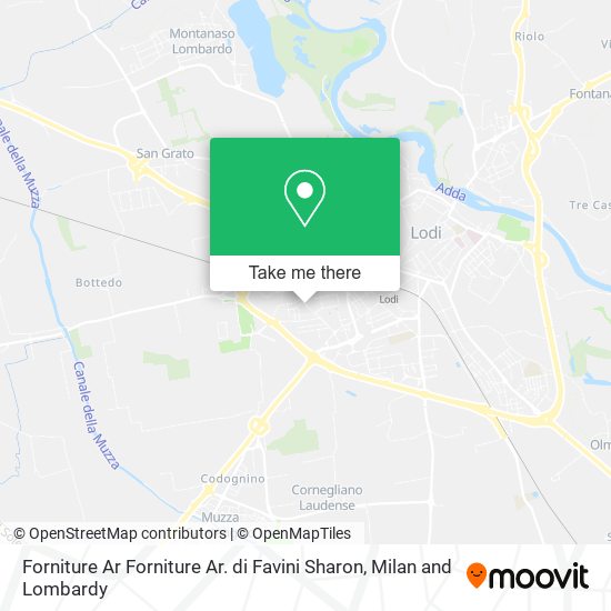 Forniture Ar Forniture Ar. di Favini Sharon map