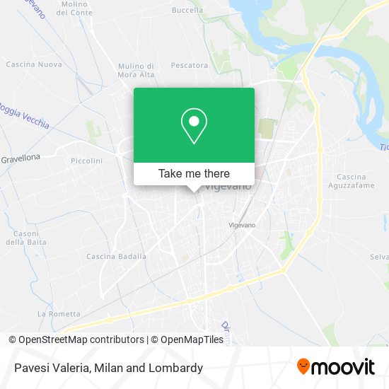Pavesi Valeria map