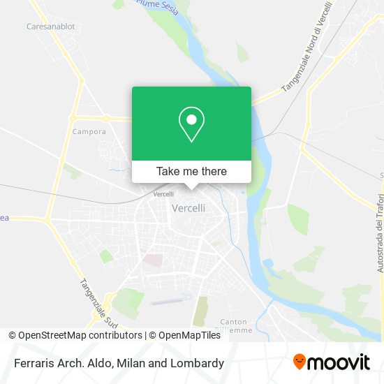 Ferraris Arch. Aldo map