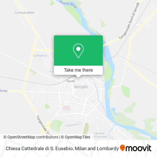 Chiesa Cattedrale di S. Eusebio map