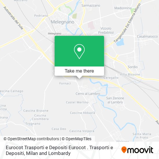 Eurocot Trasporti e Depositi Eurocot . Trasporti e Depositi map