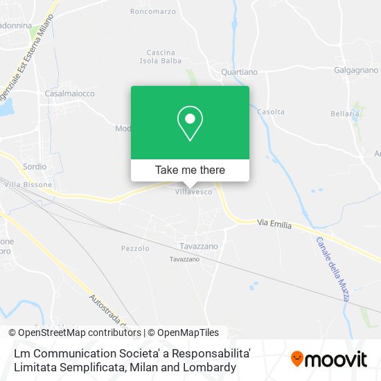 Lm Communication Societa' a Responsabilita' Limitata Semplificata map