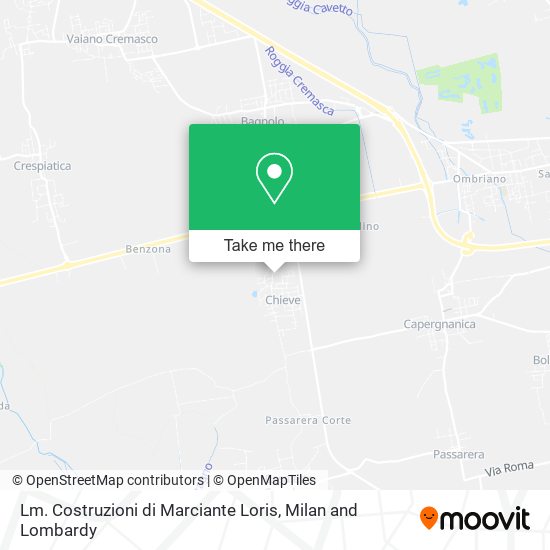 Lm. Costruzioni di Marciante Loris map