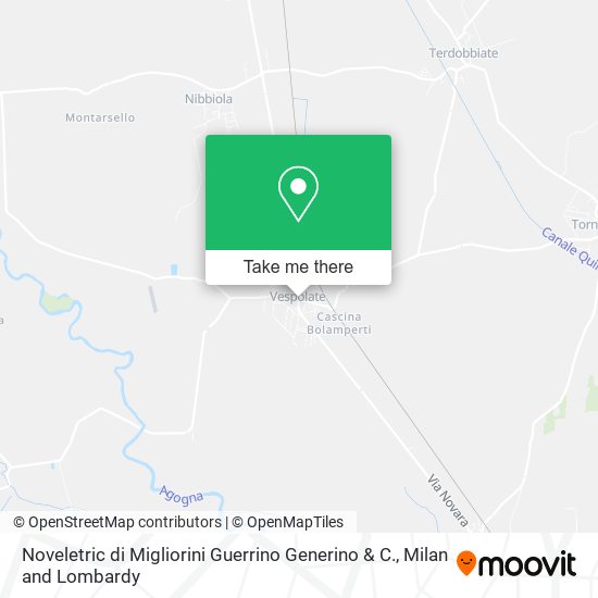 Noveletric di Migliorini Guerrino Generino & C. map