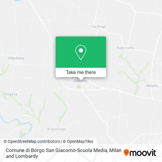 Comune di Borgo San Giacomo-Scuola Media map